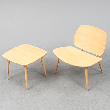 JONAS LINDVALL, stol samt bord, "Papa", Scandiform, 2000-tal.