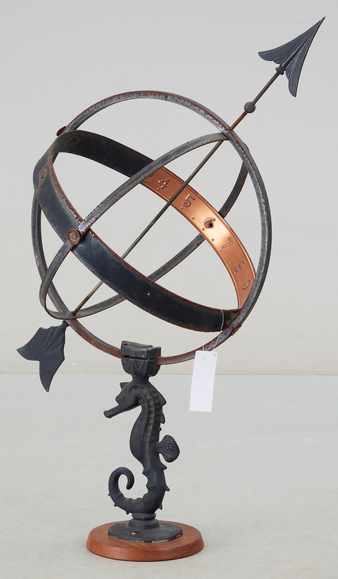 SOLUR, metall, bär sign Sune Rooth, 1900-talets mitt/andra hälft.