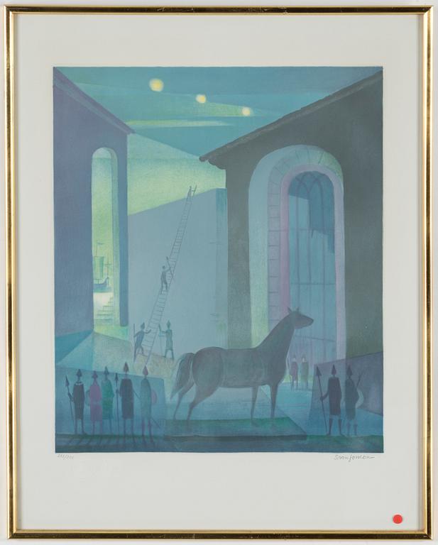 SVEN JONSSON, litografier, 6 st, signerade, numrerade 288/390.