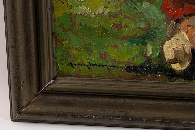 Henry Mayne, The artist's daughter, Birgit Rausing.