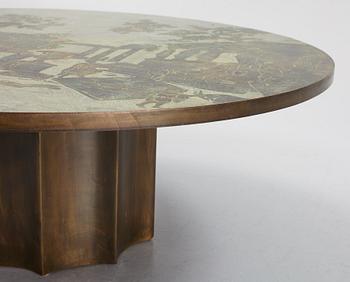 Philip & Kelvin LaVerne, an "Odyssey" coffee table, USA 1960s-70s.