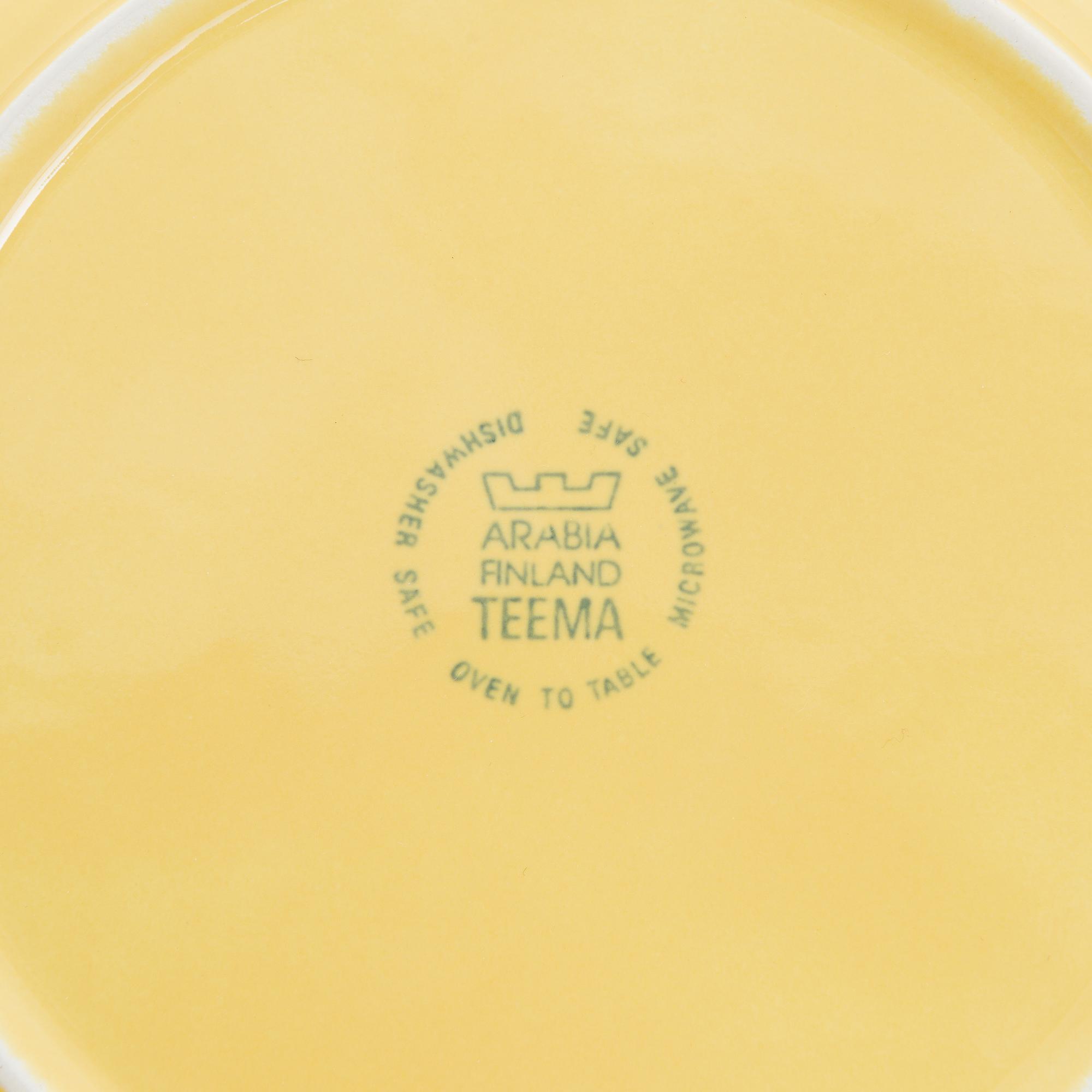 Kaj Franck, servis, 35 delar, "Teema". Märkta Iittala Teema Arabia Finland.