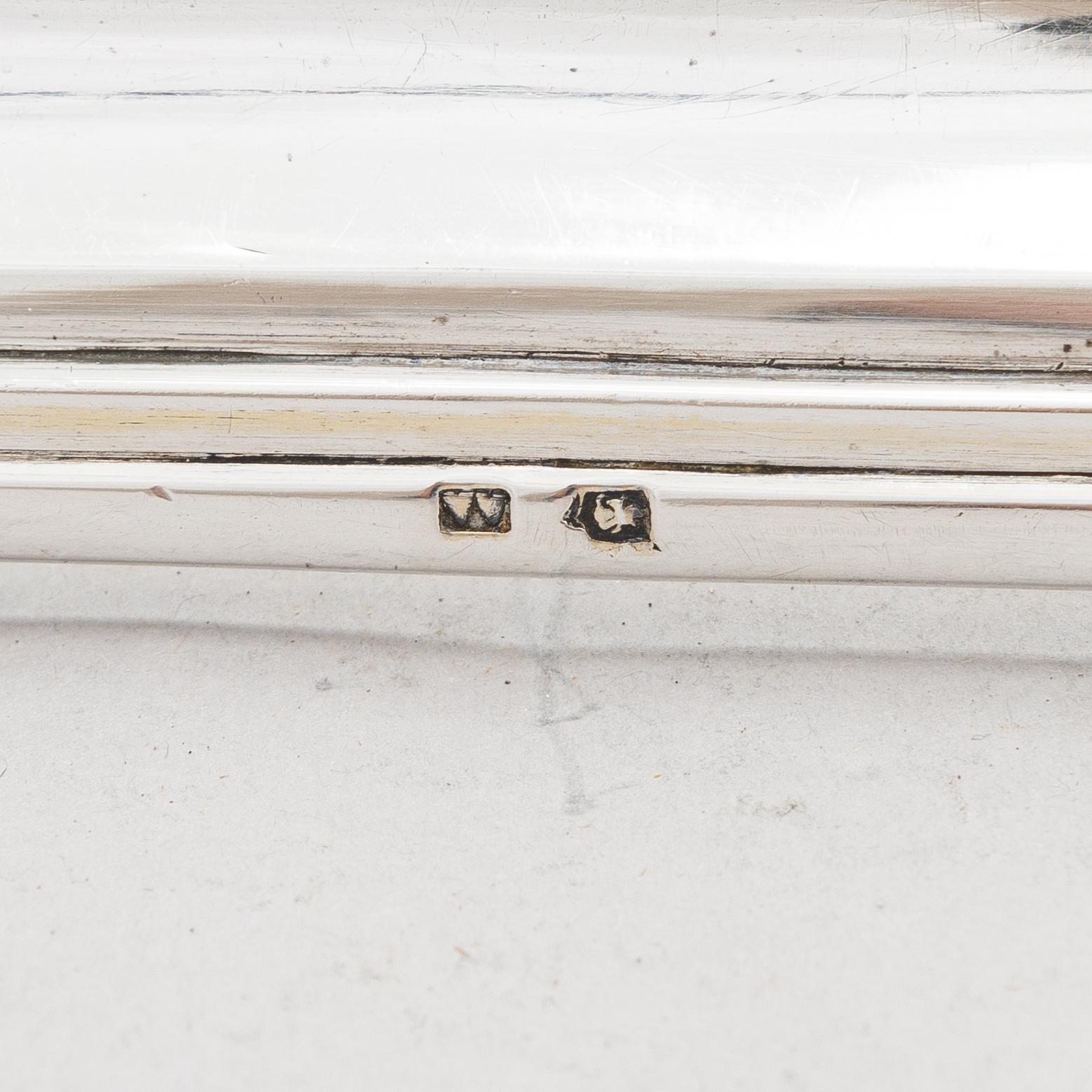 A silver tray, Moscow, Russia 1884.