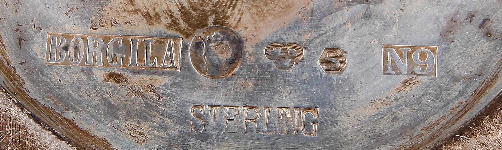 VAS, silver, Atelier Borgila Stockholm 1963. Vikt ca 665 gram.