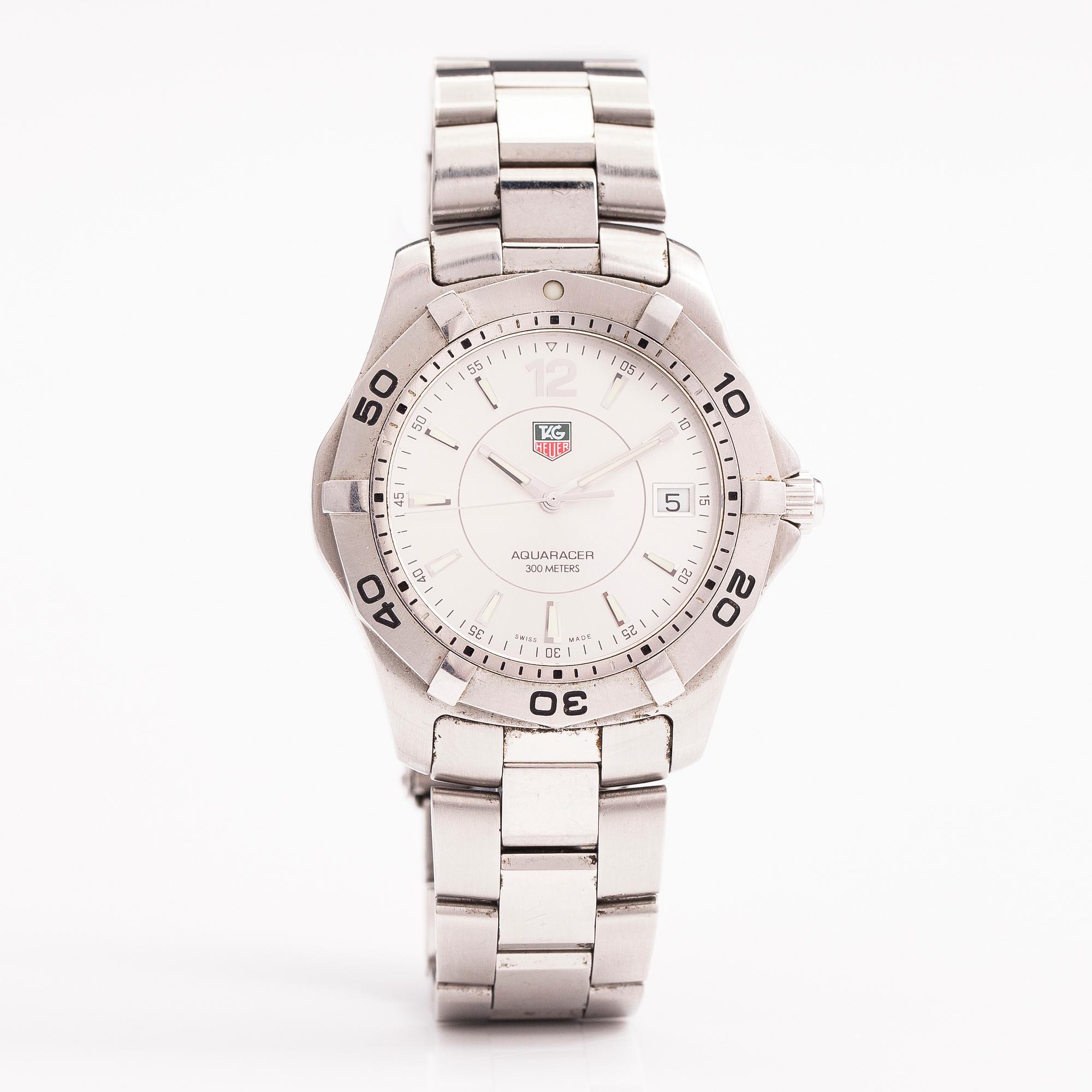 TAG HEUER, Aquarace, 300m, rannekello, 39 mm.