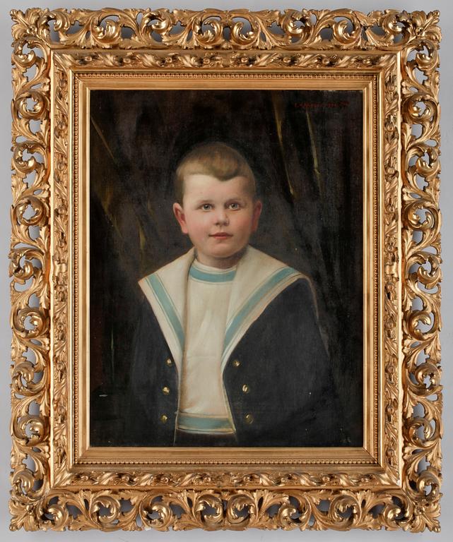 CARL HEINRICH KÜPPER, olja på duk. Sign o dat 1900.