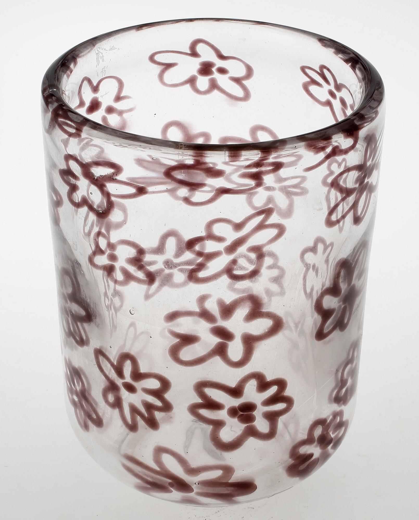 VAS, glas, Sofia Bergman. Signerad.