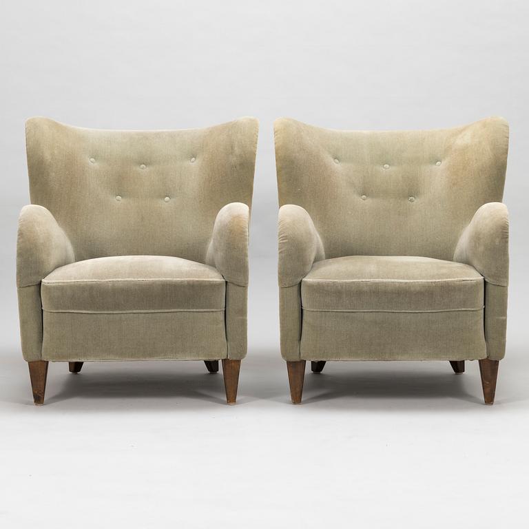 A mid-20th century armchairs.