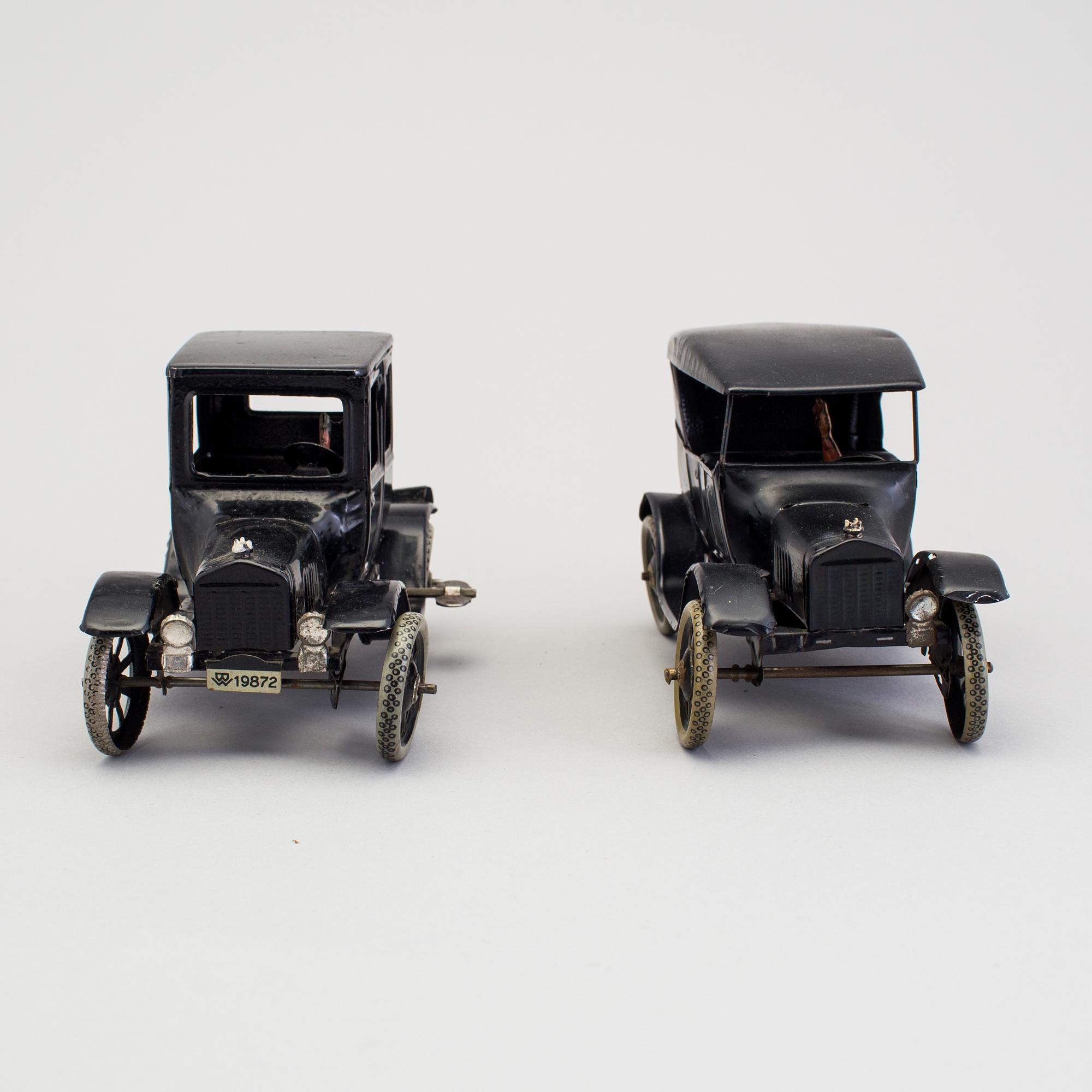 BING WERKE, 2 stycken Ford, Tyskland, 1920-tal.