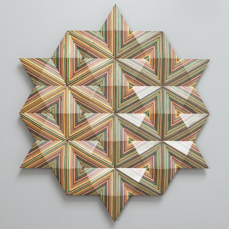 ALEKSI PUUSTINEN, RELIEF, "Kaleidoscope", signerad 2020 och numrerad 2/2.