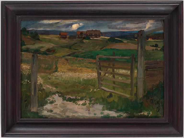 Eilif Peterssen, Afton, övre Ask.