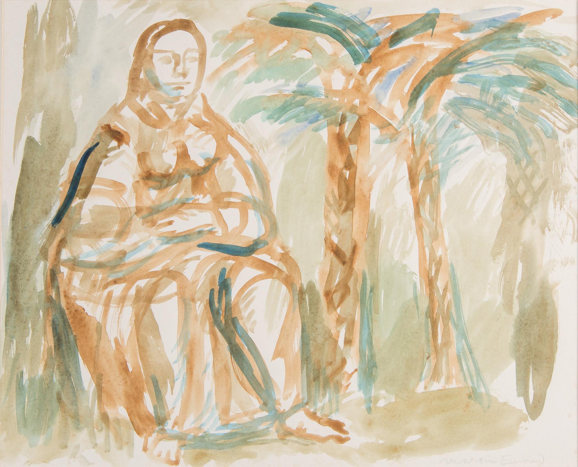 MARTIN EMOND, 4 st, akvareller, signerade.