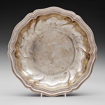 SKÅL, silver, CG Hallberg, Stockholm 1918. Vikt ca 620 gram.