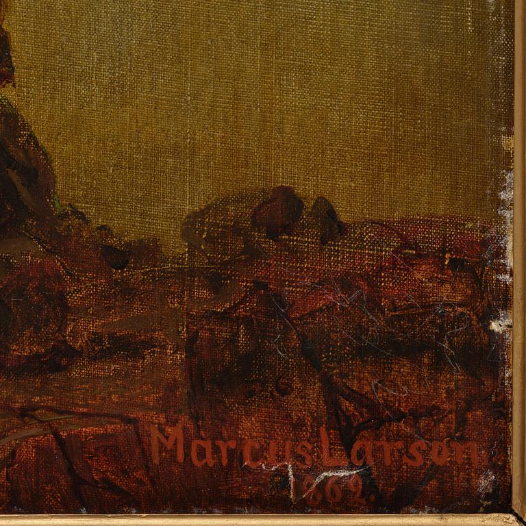 Marcus Larsson, ”Norskt landskap” (Norwegian landscape).