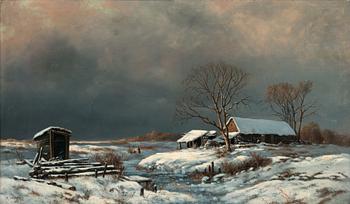 177. Vasili Efimovich Ekgorst, AFTER THE SNOWSTORM.