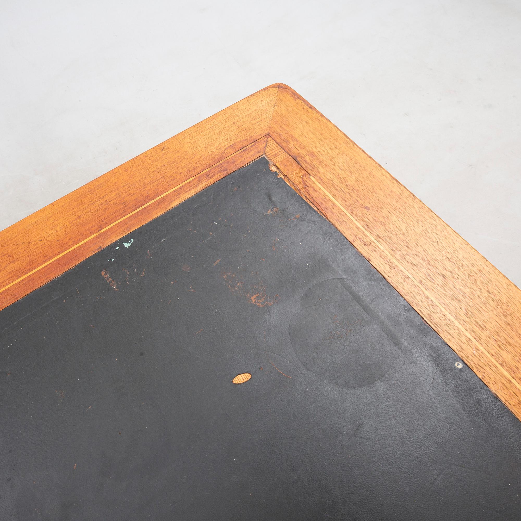 Desk, so-called Partners desk, double-sided, early 20th century.