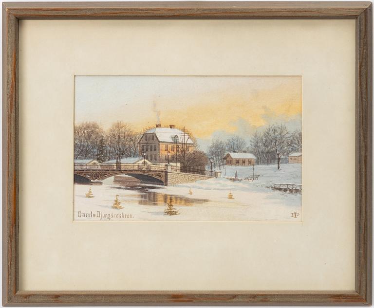 Fredrik Isberg, "Old Djurgården Bridge".