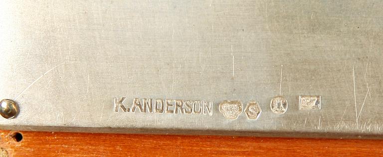 SKRIN, silver, K Anderson, Stockholm. 1916.