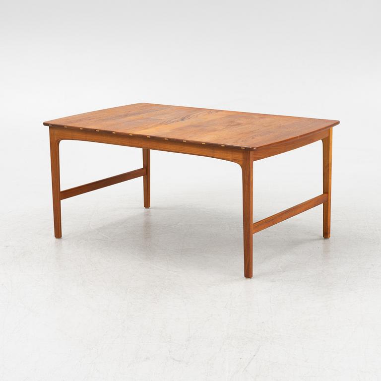 Tove & Edvard Kindt Larsen, a teak-veneered coffee table, Seffle Möbelfabrik, Sweden, 1960's.