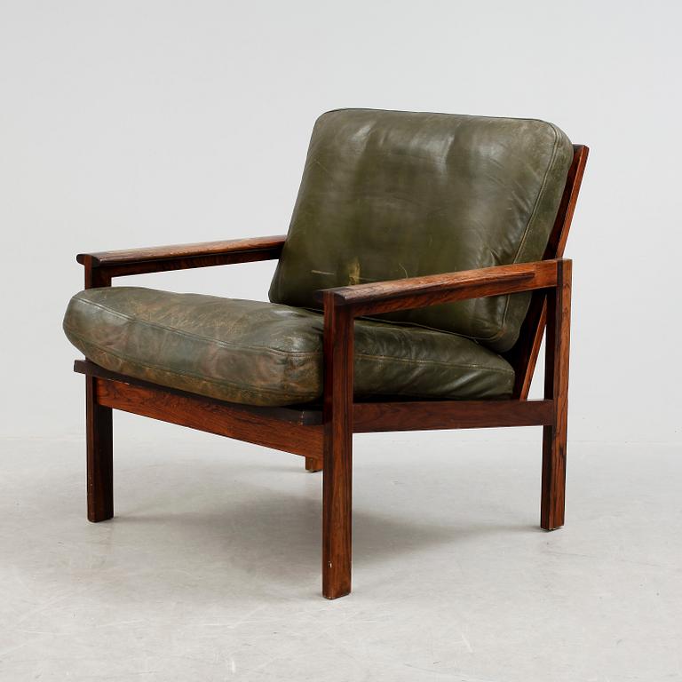 FÅTÖLJ, Illum Wikkelsö, Danmark, 1960-tal.