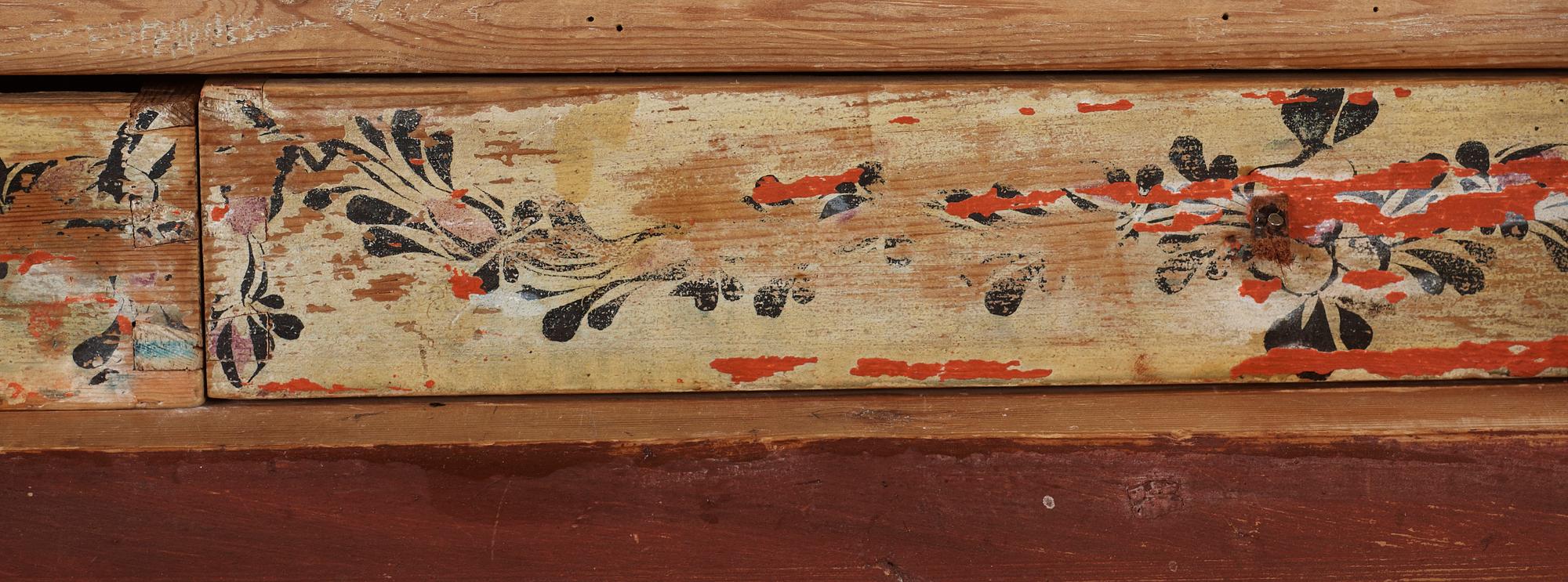 SKÅP, allmoge, Jämtland, bär datering 1812.