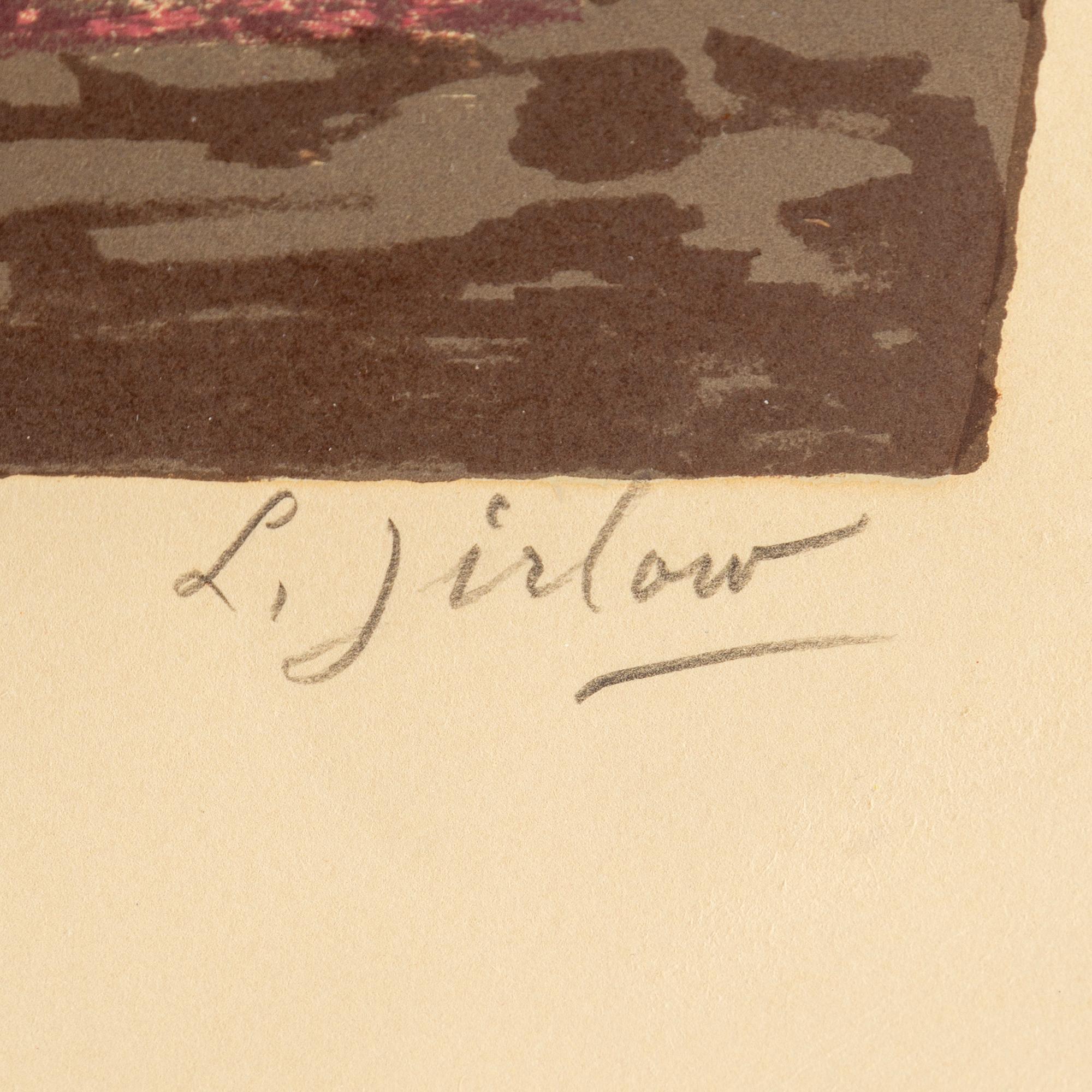 LENNART JIRLOW, färglitografi, signerad och numrerad 55/310.