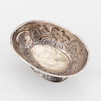 Skål, silver, 1800-talets andra hälft.