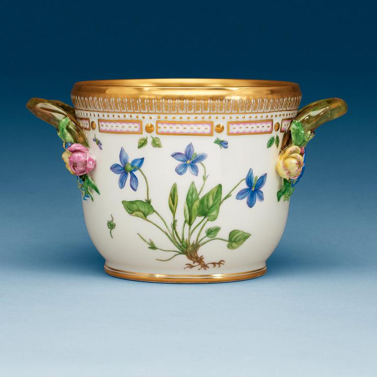 A Royal Copenhagen 'Flora Danica' wine cooler, Denmark, 20th Century.