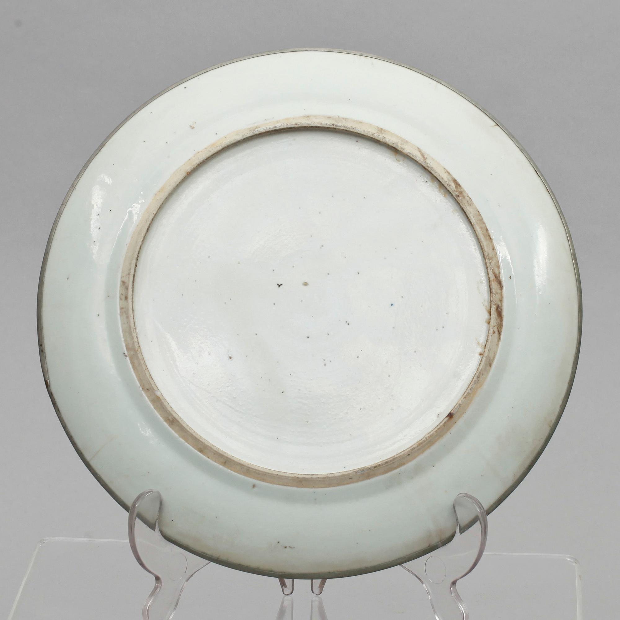 TALLRIK, porslin, Kina, omkring 1900.