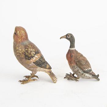 Figuriner 2 st. Sk. Wienerbronser tidigt 1900-tal.