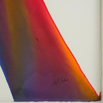 Paul Jenkins, "Phenomena Pedestal of Fire".