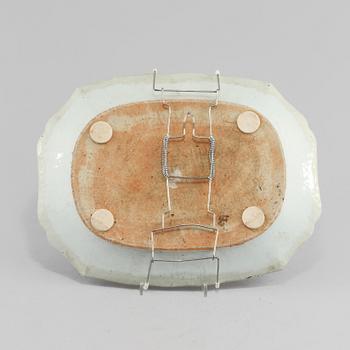 STEKFAT, porslin, Kina, 1700-tal.