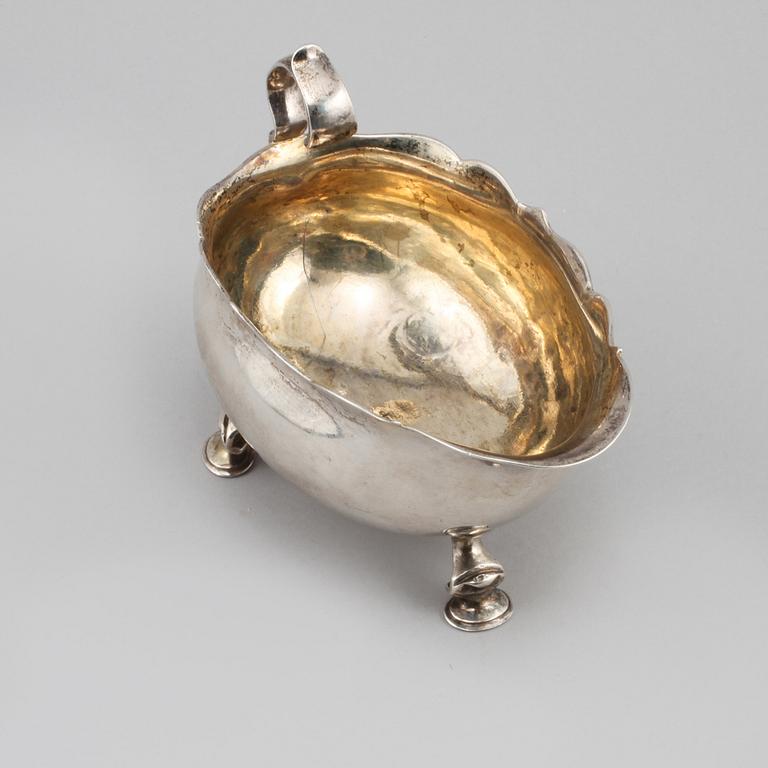 GRÄDDSNÄCKA, silver, Samuel Zettersteen, Lidköping, 1767. Vikt 180 g.