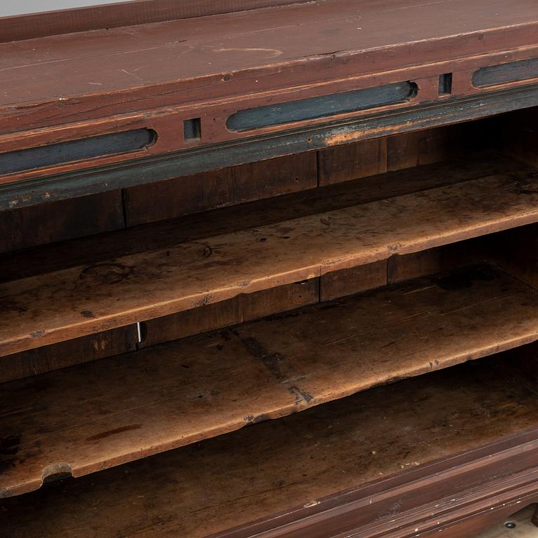 A Swedish painted cabinet, second half of the 18th century.
