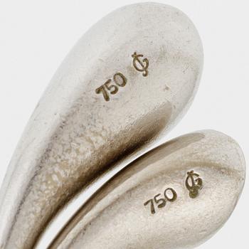 Georg Jensen two pendants with a chain in 18K white gold  "Carnival".