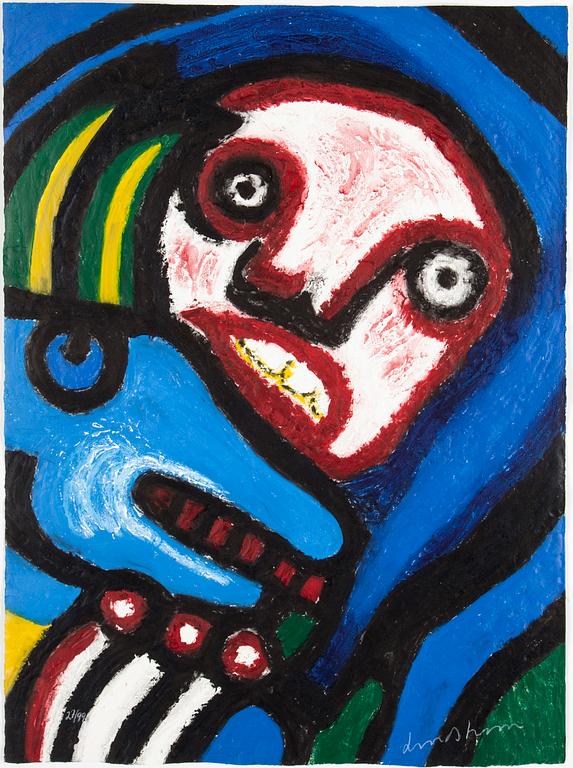 BENGT LINDSTRÖM, portfolio with 12 carborundum in colours, signed Lindström and numbered 27/99.