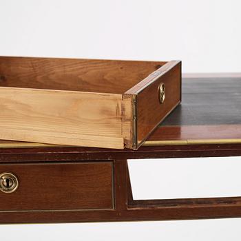 A late Gustavian style writing table, 19th century.