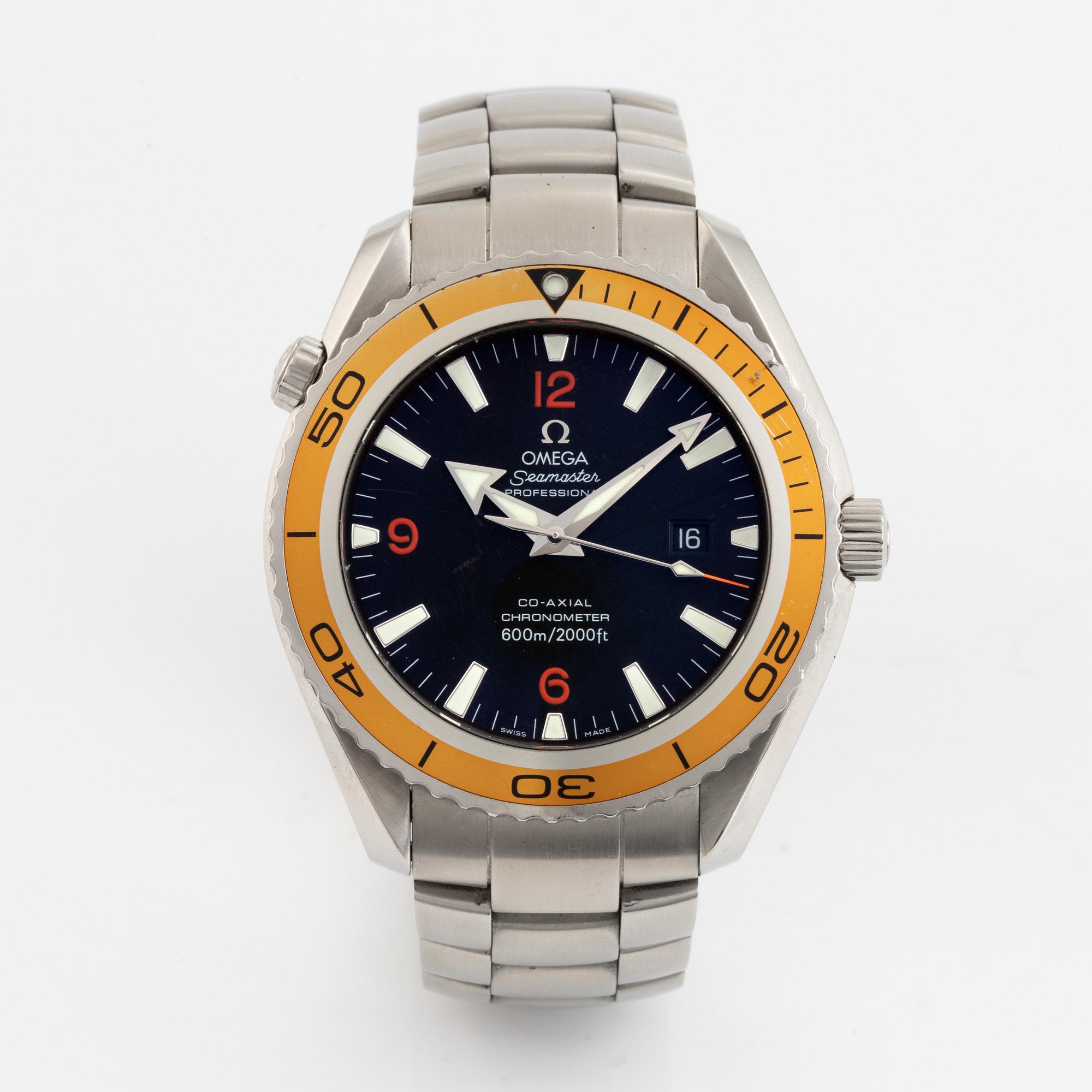 Omega, Seamaster, Planet Ocean 600 M, wristwatch, 45,5 mm.