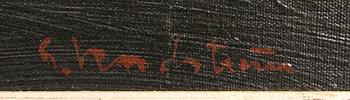 Gerhard Nordström, oil on panel, signed.
