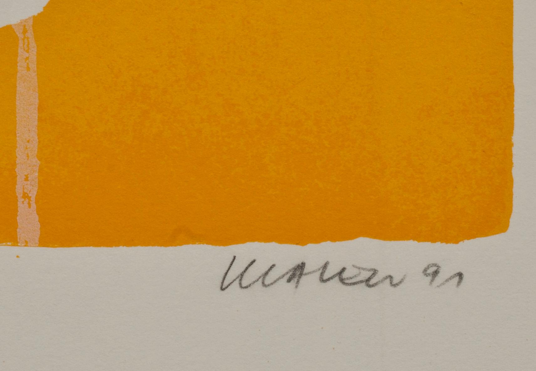 PETER KLASEN, färglitografi, signerad, daterad och numrerad 56/150. Edition GKM.
