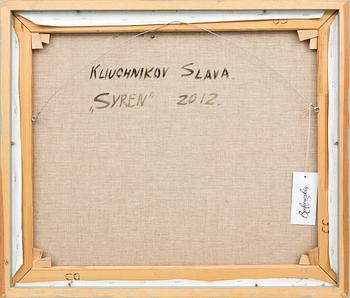 Vjeteslav Kliuchnikov, olja på duk, signerad och daterad á tergo 2012.