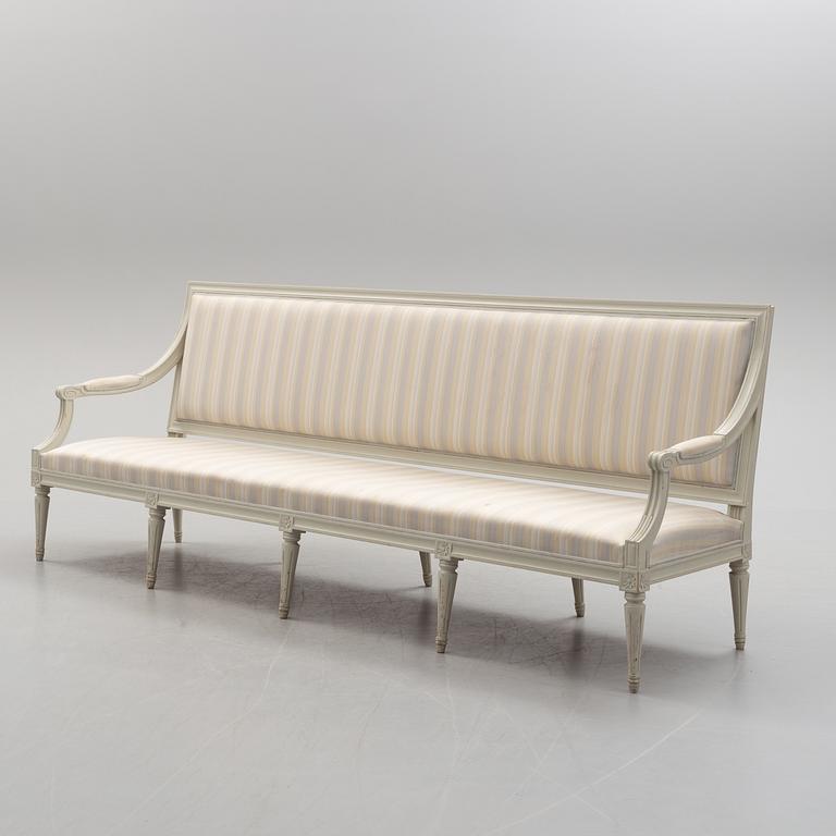 A 20th century Gustavian style sofa.