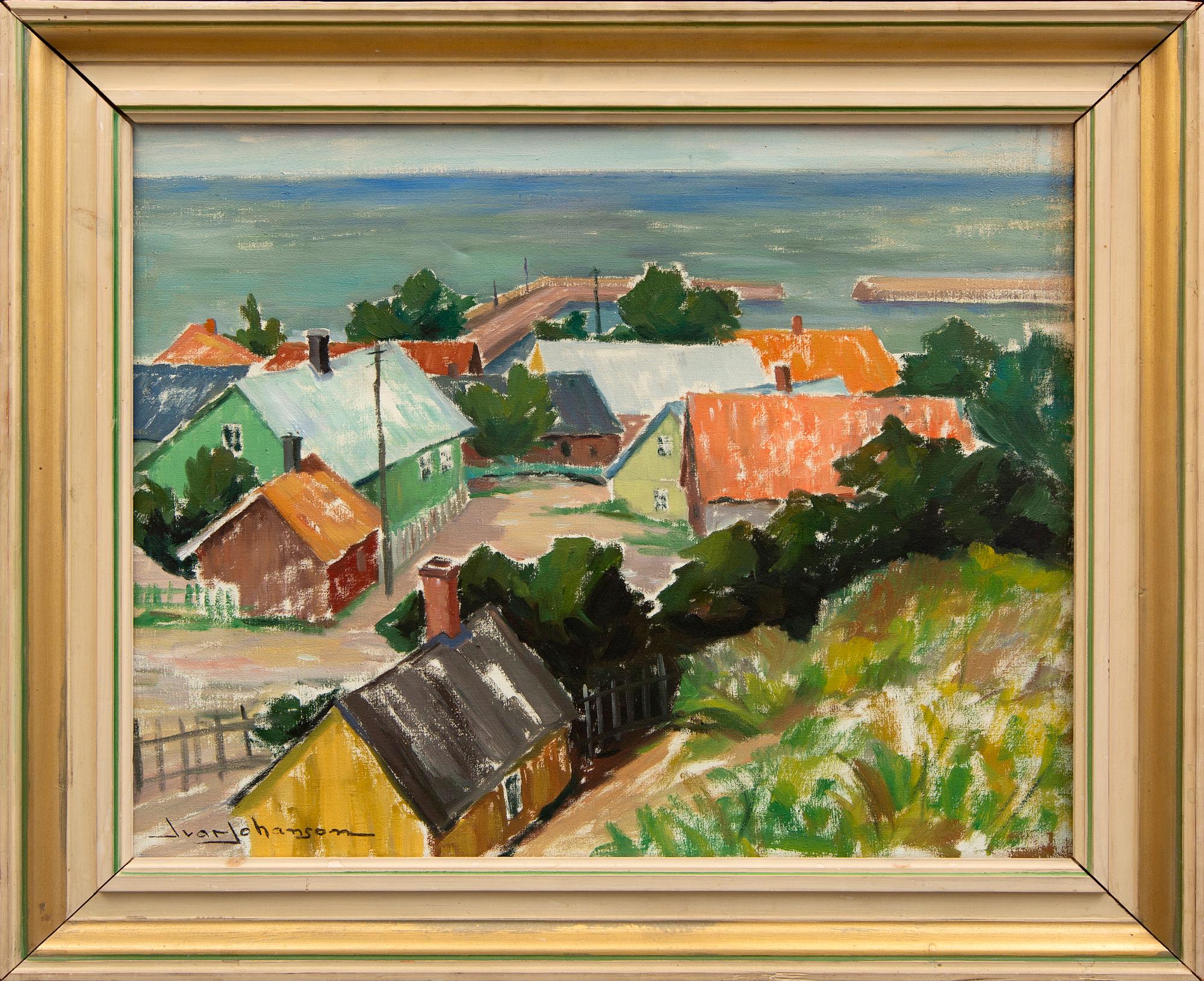 Ivar Johanson, oil on canvas, signed.
