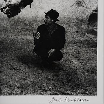 Josef Koudelka, "Man with Horse, Romania, 1968".