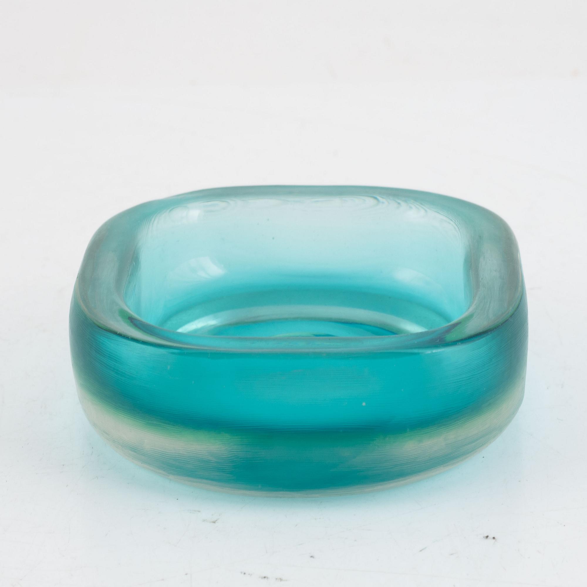 Paolo Venini, ashtray, 'Incisi', Murano, Italy.