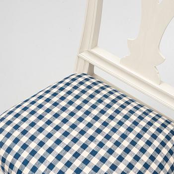 Stolar, 3 st, gustaviansk stil, "Hallunda", IKEA:s 1700-talsserie, 1990-tal.