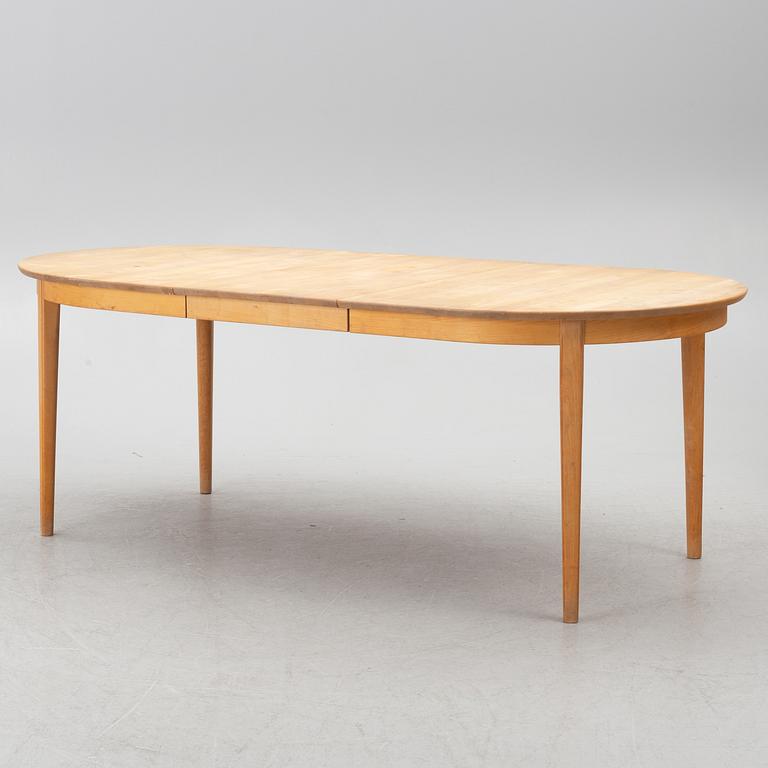 Nils-Göran Gustafsson, 6 stolar, "Öland", samt matbord, Carl Malmsten, Stolab, 2000-tal.