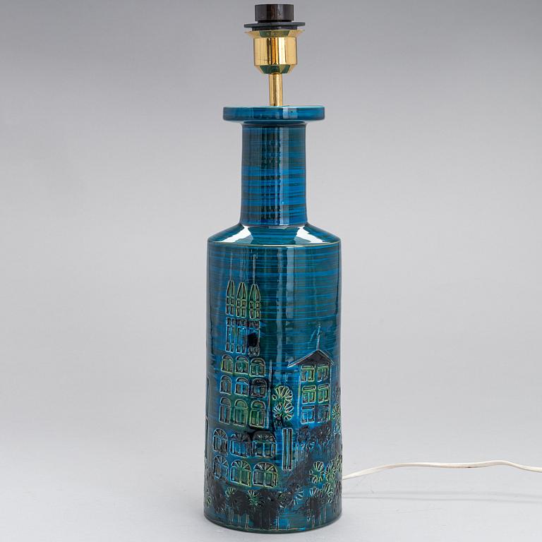 A ceramic table lamp of the 'Campus' series, for Bitossi, Italy 1960s.