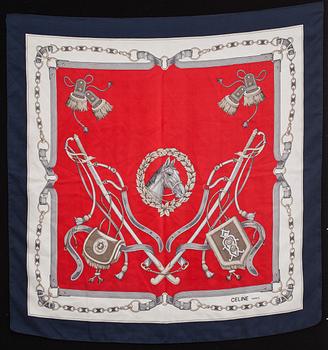 SCARF, 2 st, Celine samt Dior.