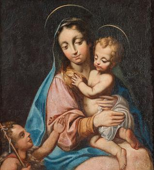 491. Giulio Cesare Procaccini Circle of, The Madonna with the child.